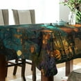 thumbnail image 5 of DEIARA Halloween Party Night Square Tablecloth 60×90in Polyester Fabric Tablecloth Washable Dust Resistant Wrinkle Resistant, 5 of 9