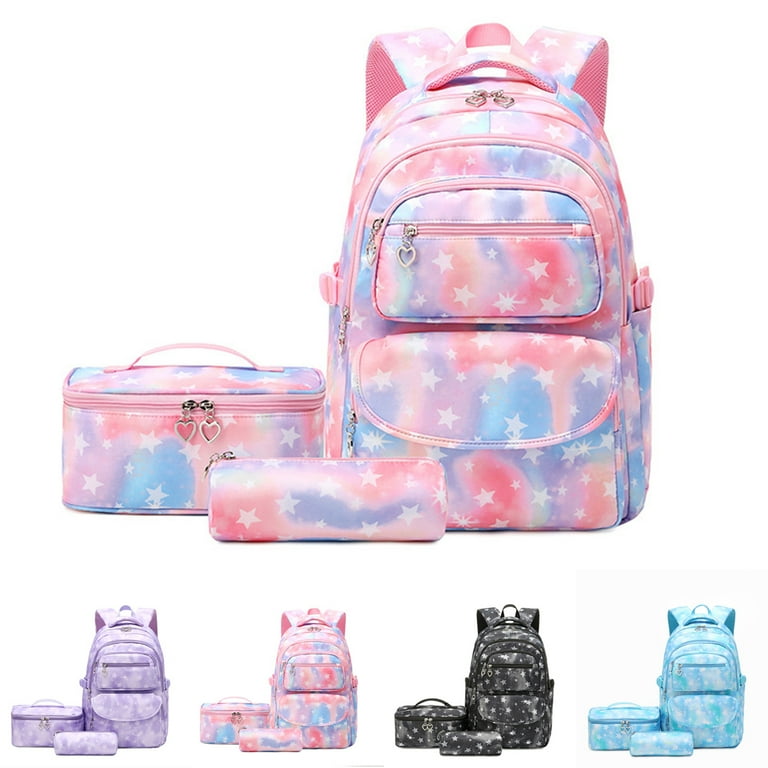 Girl School Backpack Lunch Box, Backpack Lunchbox Set Girl