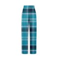 thumbnail image 4 of Wyobmus Women's Plaid Pajama Pants Casual Drawstring Athletic Pants Comfy Lounge Sleep Pj Bottoms Navy, 4 of 5