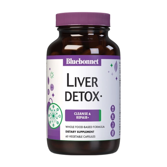 Bluebonnet Nutrition Liver Detox, Liver Health*, Cleanse & Repair* - 60 Servings