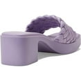 thumbnail image 5 of Dolce Vita Goldy Lilac Stella Slip On Woven Open Squared Toe Heeled Sandals (Lilac Stella, 6), 5 of 5
