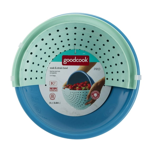 GoodCook PRO Soak & Strainer Colander