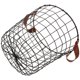 thumbnail image 2 of Cesta de almacenamiento de leña, cesta de almacenamiento de alambre, portador de registro con asa, cesta de alambre de metal, 2 of 8