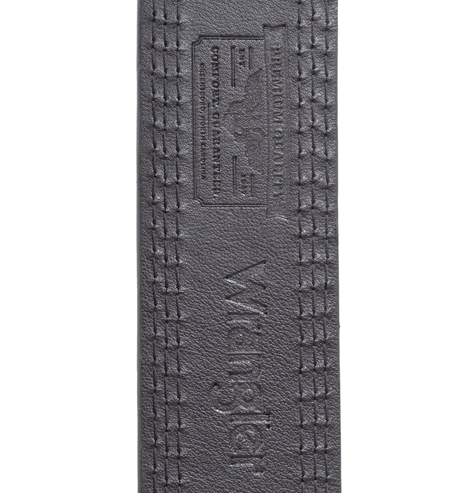 Men's Wrangler 38mm Bison Leather Belt with Triple Stitching