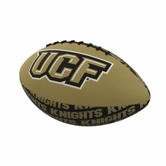 Logo Brands 118-93MR-3 Central Florida Repeating Mini-Size Rubber Football