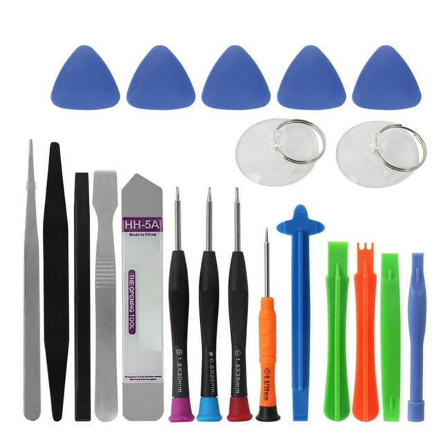 Wisewang 21 Pcs/ensemble Outil de Réparation Ouverture Écran LCD Téléphone Intelligent Tournevis Multifonctionnel Kit de Fixation 115mm 1Ensemble