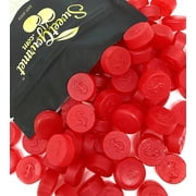 SweetGourmet Cherry JuJu Coins | Zachary Bulk Unwrapped Soft Candy | 2 Pounds