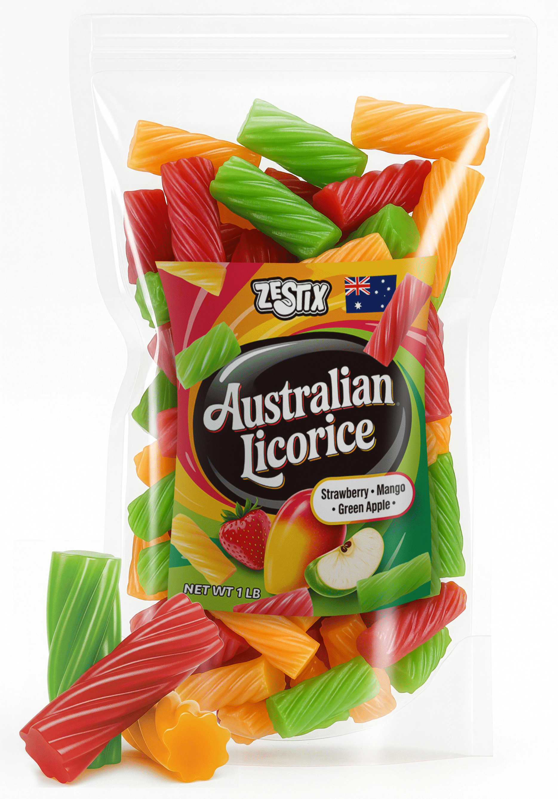 Wiley Wallaby Licorice 10 Ounce Classic Gourmet Soft & Chewy