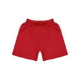 thumbnail image 3 of Yruioon Kids Boys Girls Solid Color Athletic Shorts Quick Drying Running Basketball Gym Shorts Red S, 3 of 5
