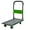 Green, variant on Flatbed Cart 330 Lb Capacity Heavy Duty Foldable Hand Truck With 360 Degree Swivel Wheels For Warehouse Loading And Storage