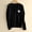 Black, variant on Women's Spring Sweater Cardigan-neck Long Sleeve Plus Size Cardigan Knitted Outer