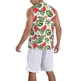 thumbnail image 5 of Rocae Watermelons for Men's Basketball Jersey Lightweight and Breathable Athletic Tank Top,Quick-Drying Sports Jersey Small, 5 of 9