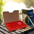 thumbnail image 4 of Caja de aparejos de plástico Macarena organizador de cebos para señuelos rojo, 4 of 7