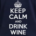 thumbnail image 3 of CafePress - Keep Calm And Drink Wine Long Sleeve T Shirt - Women's Long Sleeve Graphic Tee Casual Fit, 3 of 4