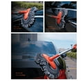thumbnail image 2 of Nuevo cepillo de lavado de autos con cabezal giratorio de mango largo retráctil Do, 2 of 5