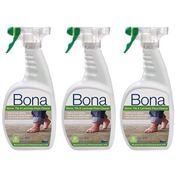Bona Stone Tile & Laminate Floor Cleaner Spray MegaPack Pack of 3