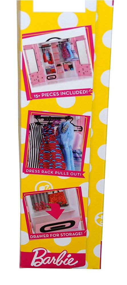 Barbie Doll Playsets - Ultimate Closet Giftset - 15+ Pieces Includes: 2 Dolls, Closet, Clothes