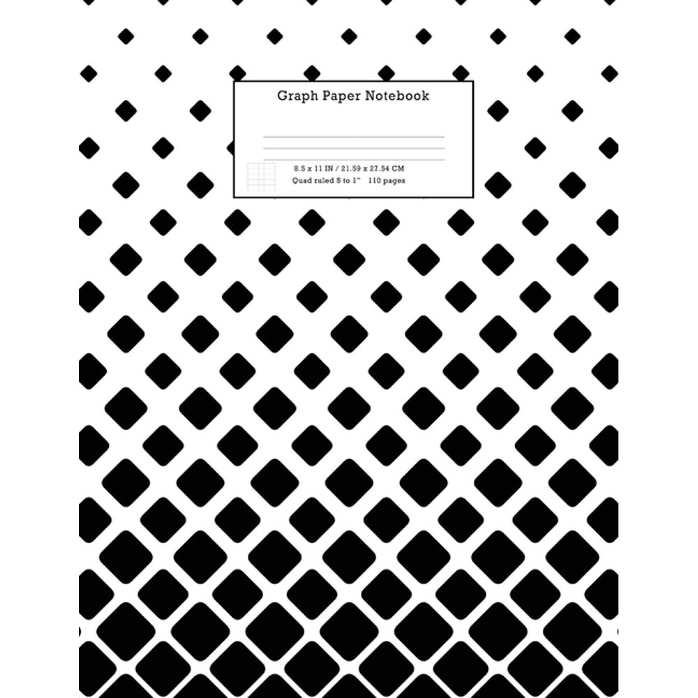 Graph Paper Notebook Grid Paper Notebook 110 Sheets Large 8.5 x 11