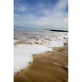 thumbnail image 1 of Posterazzi DPI1880164 Sea Washing In Onto Sandy Beach Poster Print, 11 x 17, 1 of 1