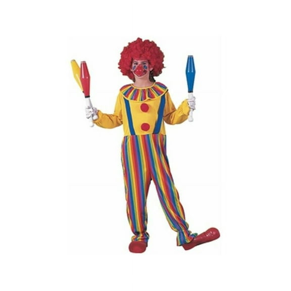 Childs Rainbow Clown Costume