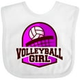 thumbnail image 3 of Inktastic Volleyball Girl Girls Baby Bib, 3 of 4