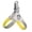 Yellow, variant on Dog Breathable Training Vest Collar Soft Chest Strap for Large Pets Soft Rope with Traction- Hook