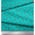 thumbnail image 3 of Soimoi Green Cotton Duck Fabric Woodpecker Bird Decor Fabric Printed Yard 44 Inch Wide, 3 of 3