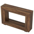 thumbnail image 2 of Barara King Console Table, Entryway Table, Console Sofa Table, Display Shelf,Farmhouse Console Table, 47" Wood Entryway Sofa Table with Storage,Rustic Brown, 2 of 6
