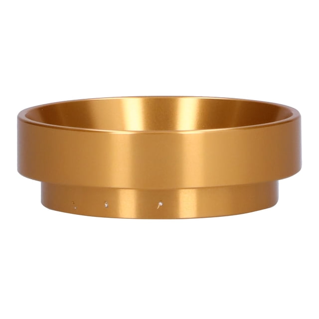 Anneau de Dosage de Café 58MM Remplacement Couvercle de Poudre Anti-Mouches Entonnoir de Dosage Pièces de Machine à Café (Or)