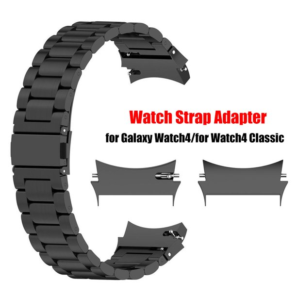 2 adaptadores de correa conector de acero inoxidable de 20 mm para Galaxy Watch4/Watch4 Classic Universal Accesorios Electrónicos