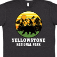 thumbnail image 4 of Inktastic Yellowstone National Park with Bear Mountains and Trees Cricle T-Shirt, 4 of 5