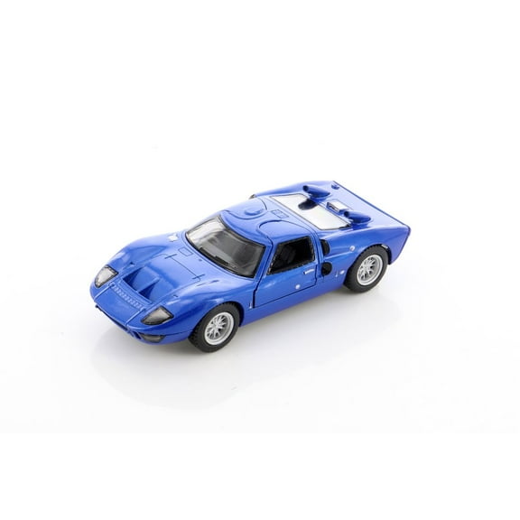 1966 Ford GT40 MKII, Blue - Kinsmart 5427D - 1/38 scale Diecast Model Toy Car