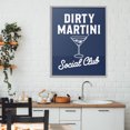 thumbnail image 3 of Stupell Industries Mid-Century Retro Dirty Martini Club Gray Framed Giclee Art, 24 x 30, by Lettered and Lined, 3 of 8