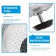 thumbnail image 4 of 2pcs Stainless Steel Sink Drain Strainer Kitchen Sink Stopper Sink Strainer Mesh, 4 of 4