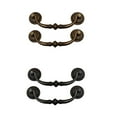 thumbnail image 2 of BE-TOOL 2/4Pcs Vintage Drawer Pulls Handles Dresser Drawer Handle for Home Cabinets Office Desk Brass, 2 of 8