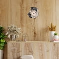 thumbnail image 4 of Black Bear Cubs on Birch Woodland Style Wall Clock Cabin Lodge, 4 of 9