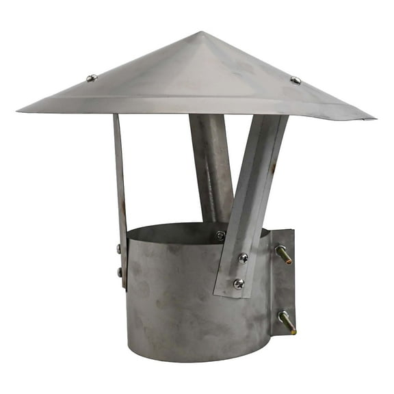 304 Stainless Steel Cap Fireplace Rain Hat Outdoor Chimney Use Sturdy Construction Versatile Use Windproof Design