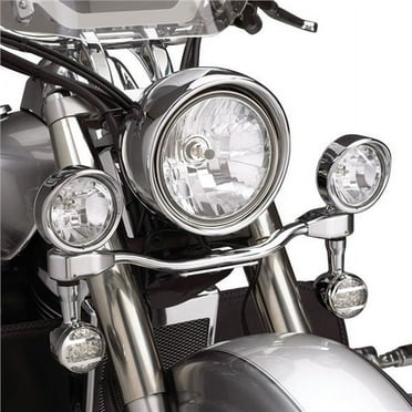 Brand New Show Chrome Accessories 63-142 Elliptical Driving Light Bar Kit,