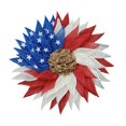 thumbnail image 2 of Patriotic Wreath Patriotic Flag Americana Poly Flower Wreath, 2 of 5