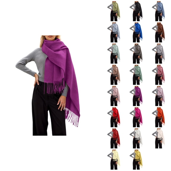 Soft Winter Scarf â Cozy Thick Wrap Shawl for Elegant Neck Warmth