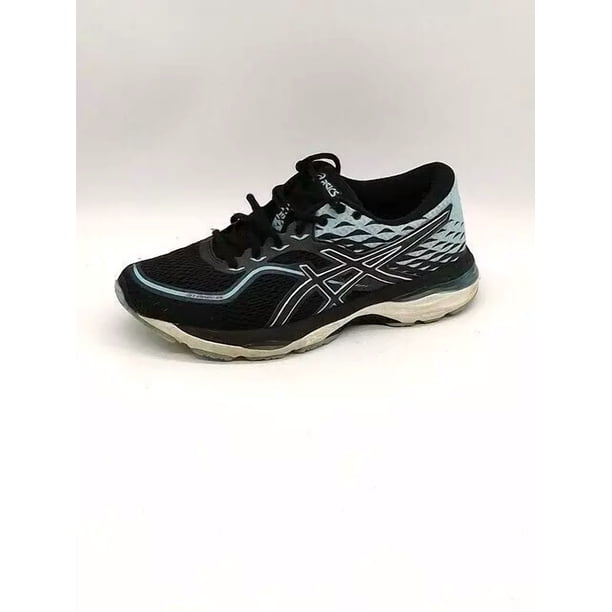 Asics Sneaker Womens Gel Cumulus 19 Black Blue 7 Running Shoe Athletic T7B8N
