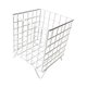 thumbnail image 2 of Organizador de escritorio Cesta de almacenamiento de hierro Caja de almacenamiento de papelería compacta y conveniente Blanco, 2 of 9