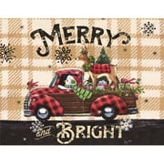 Divinity Boutique 152380 Boxed Christmas Cards Merry & Bright Old Truck - 18 per Pack
