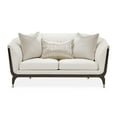 thumbnail image 2 of Michael Amini Paris Chic Loveseat - Cremini/Espresso, 2 of 15