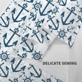 thumbnail image 4 of Balery Nautical Theme Anchors Pattern Tapestry 60x51 Inches - Large Wall Hanging Tapestry for Bedroom, Living Room, Dorm Decor - Artistic and Aesthetic Room Decor, 4 of 9