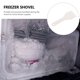 thumbnail image 4 of Pala de plástico para descongelar hielo, raspador de hielo para refrigerador, pala para quitar hielo del congelador, pala plana portátil para descongelar, utensilios de cocina (blancos), 4 of 5