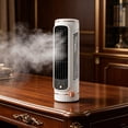 thumbnail image 3 of Horivan 2026 Upgraded Portable Rechargeable Evaporative Air Cooler 3‑Speed USB‑C Mini Air Conditioner with Mist Spray for Bedroom Office Camping, 3 of 9