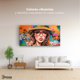 thumbnail image 3 of Cuadro Decorativo Canvas Mujer Con Gafas 140x70, 3 of 4