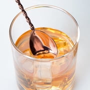 Mercer Barfly 15.75 Bar Spoon with Fork | Copper Plated