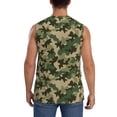 thumbnail image 4 of Daiia Camouflag Printed Men's Tank Tops,Casual Soft Sleeveless Gym Muscle Shirts Bodybuilding Tee-Small, 4 of 8
